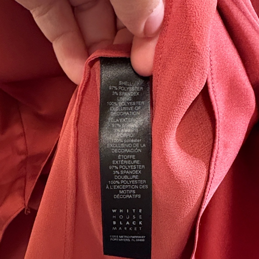 Elegant Burnished Red Satin Sleeveless Top with Strap Stitching - Picture 5 of 6